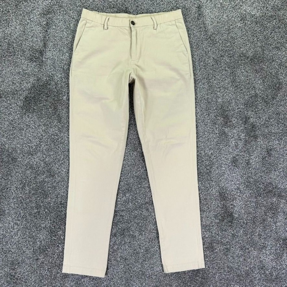 Bearbottom‎ Slim Fit Stretch Chino Pants Mens Medium - 32" Beige Stretch Hiking